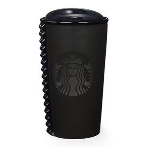 Starbucks RARE Studded Matte Black Tumbler 10oz